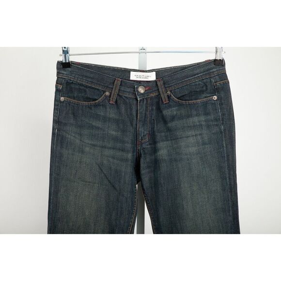 Habitual Jeans Women's 30 Blue Denim Nocturnal Medium Wash Bootcut - Picture 2 of 12